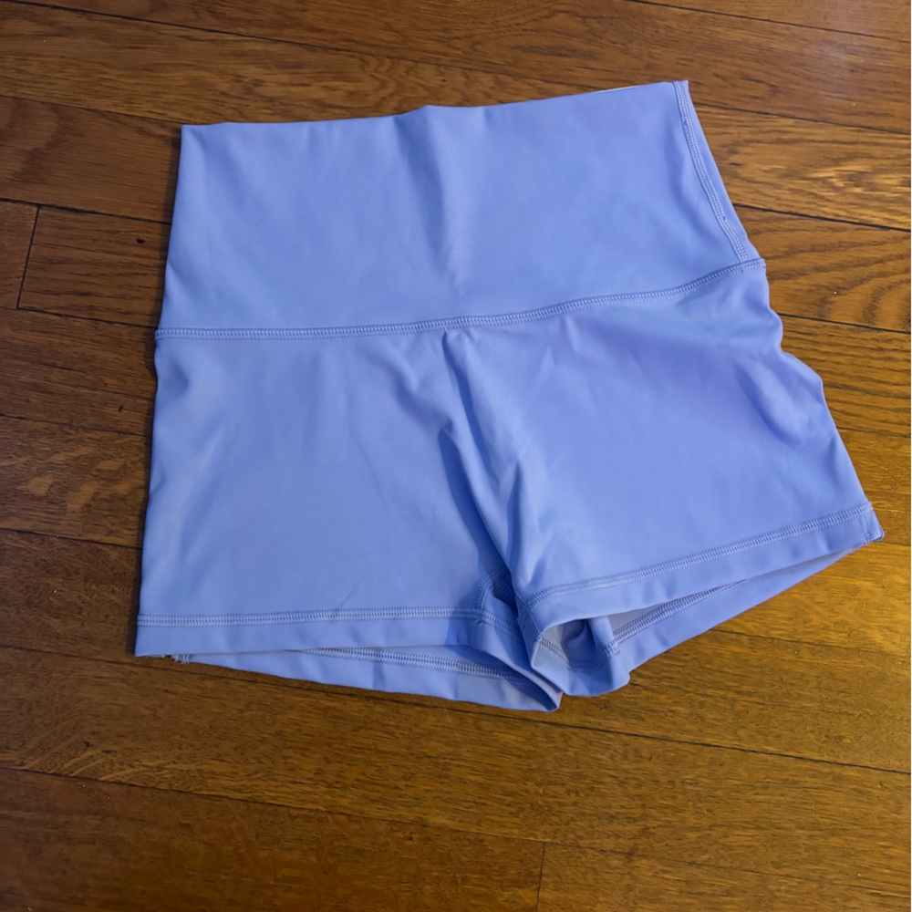 Aerie Offline Super Shortie Light Blue Shorts